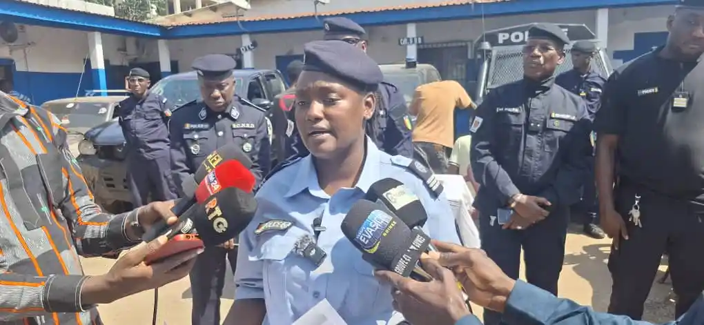 Capitaine Rama Baldé, porte-parole de la Police nationale 